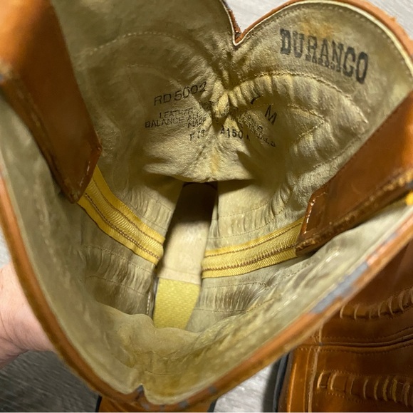 Durango Cowboy Boots Women's 7 B Brown Leather Western Cowgirl Country RD5002 - Picture 11 of 15